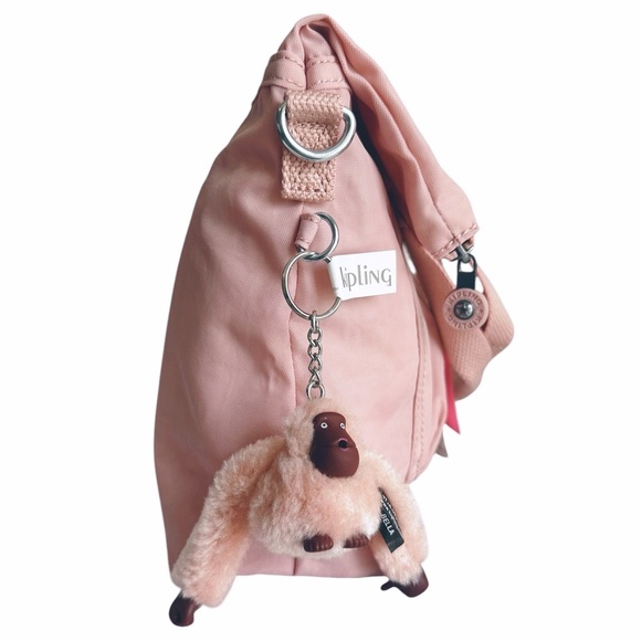 Kipling Eleva Pink Nylon Tote Bag - Picture 4 of 8